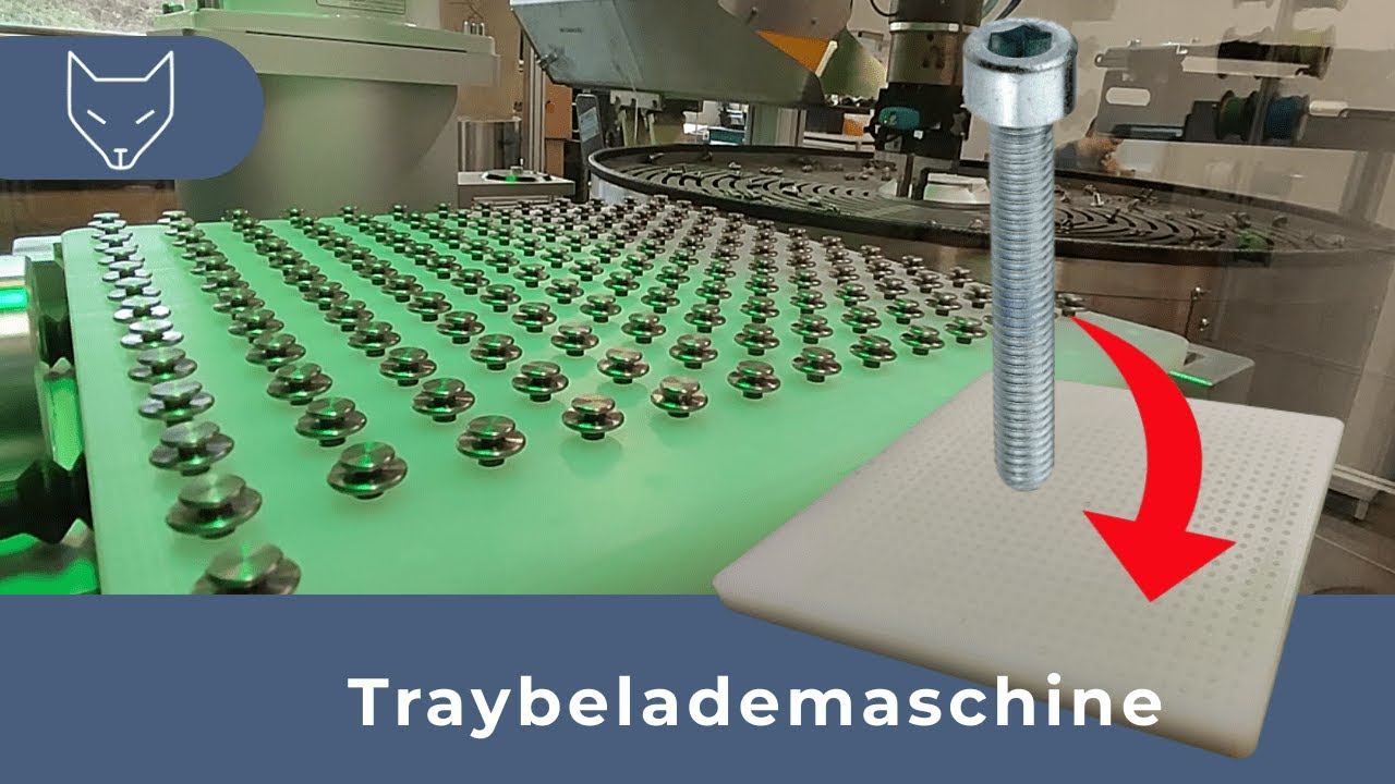 Tray Belademaschine - Schrauben vereinzeln