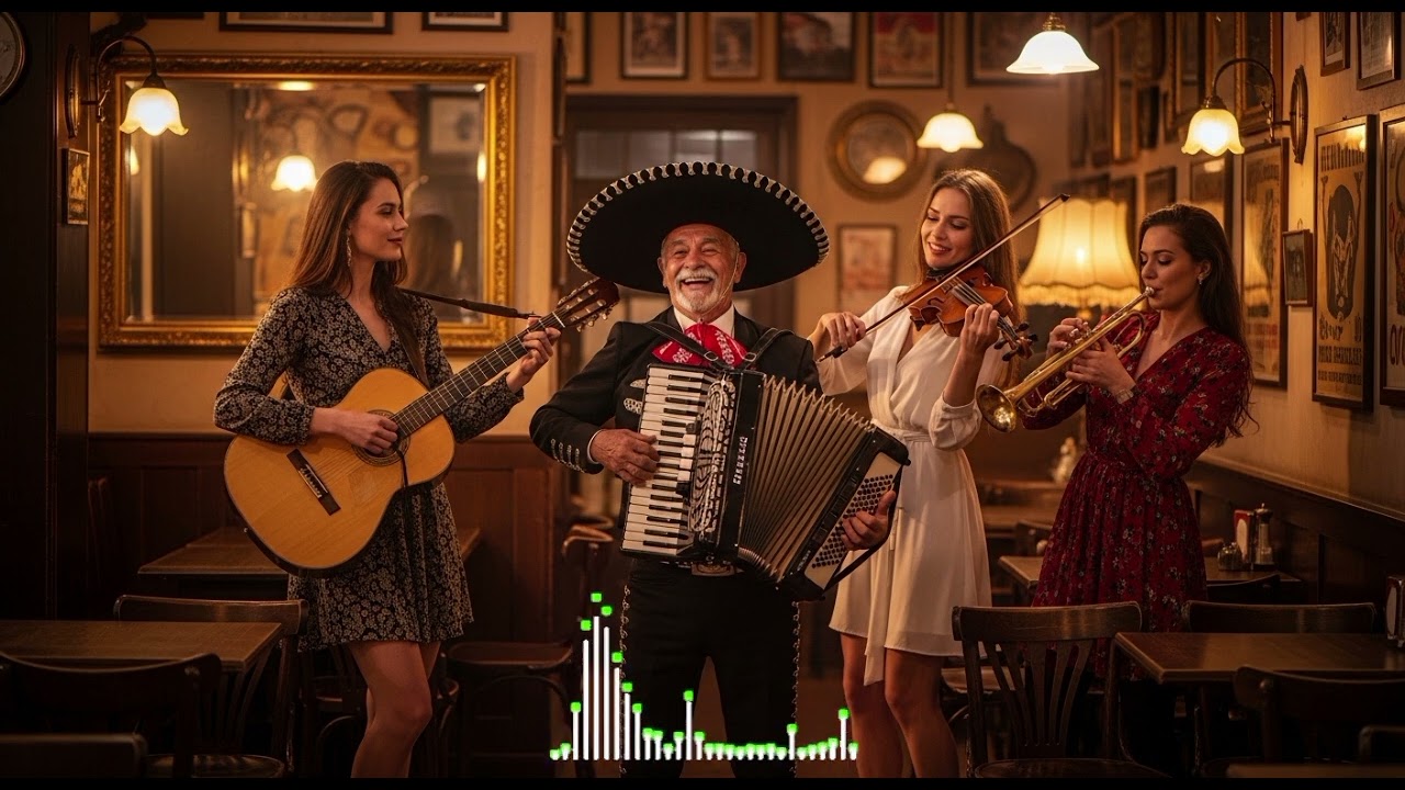 Mariachi Polka Sunset Nights – Uplifting Trumpets & Accordion Fiesta Spirit