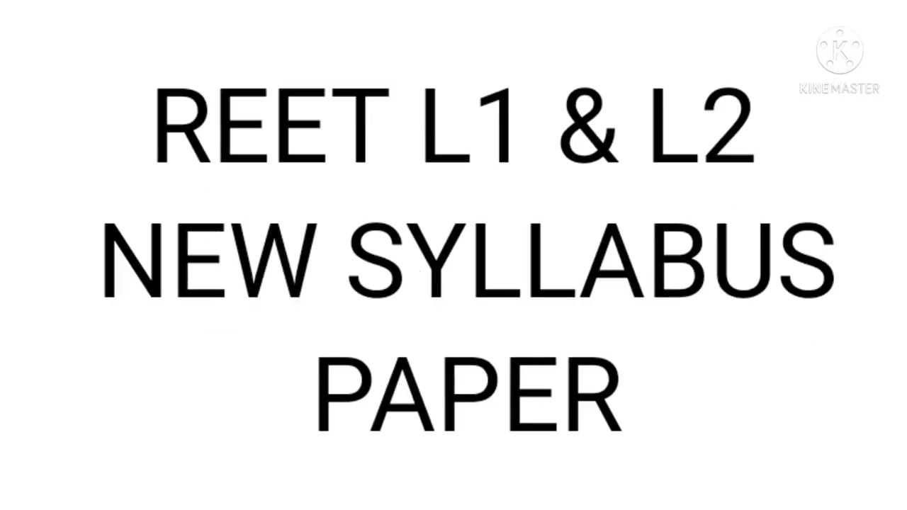 REET NEW SYLLABUS #2022-23