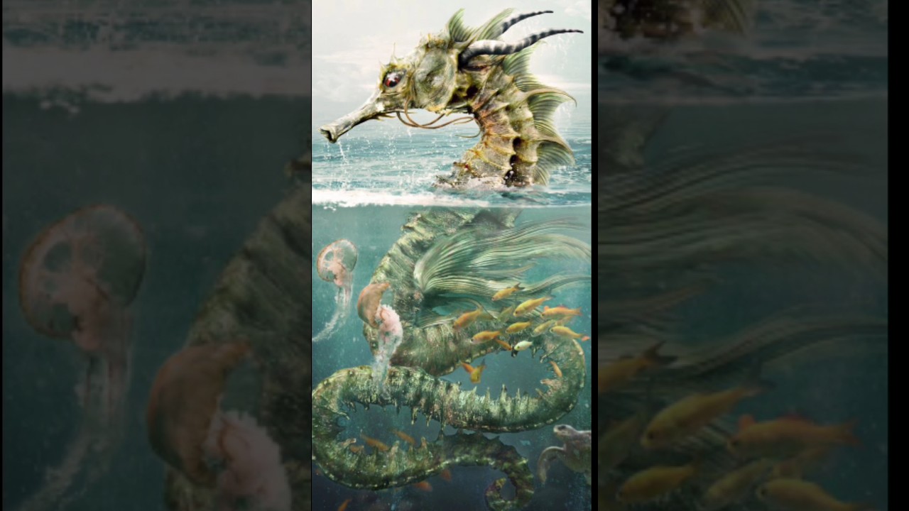 Now vs million year back | sea horse | #shorts #short #animals #wildlife #youtubeshorts
