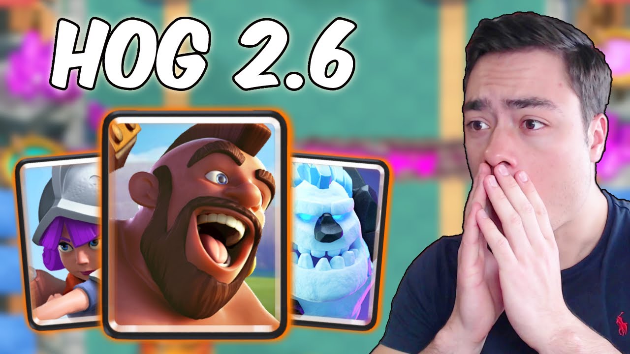 HALFUUR PUSHEN MET HOG RIDER 2.6! - Clash Royale