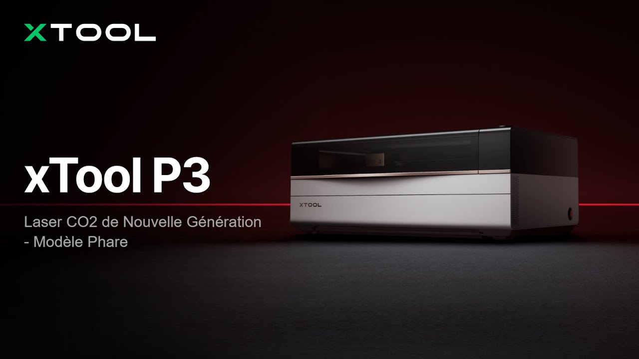Découvrez la xTool P3 : Laser CO₂ Intelligent et Ultra-Performant. Automatisation Avancée.