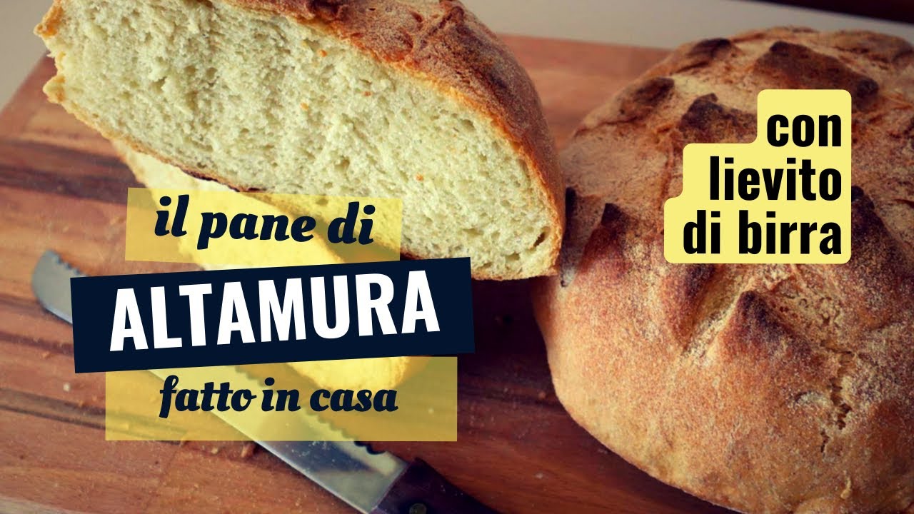 PANE DI ALTAMURA fatto in casa: RICETTA veloce - Food & Nature