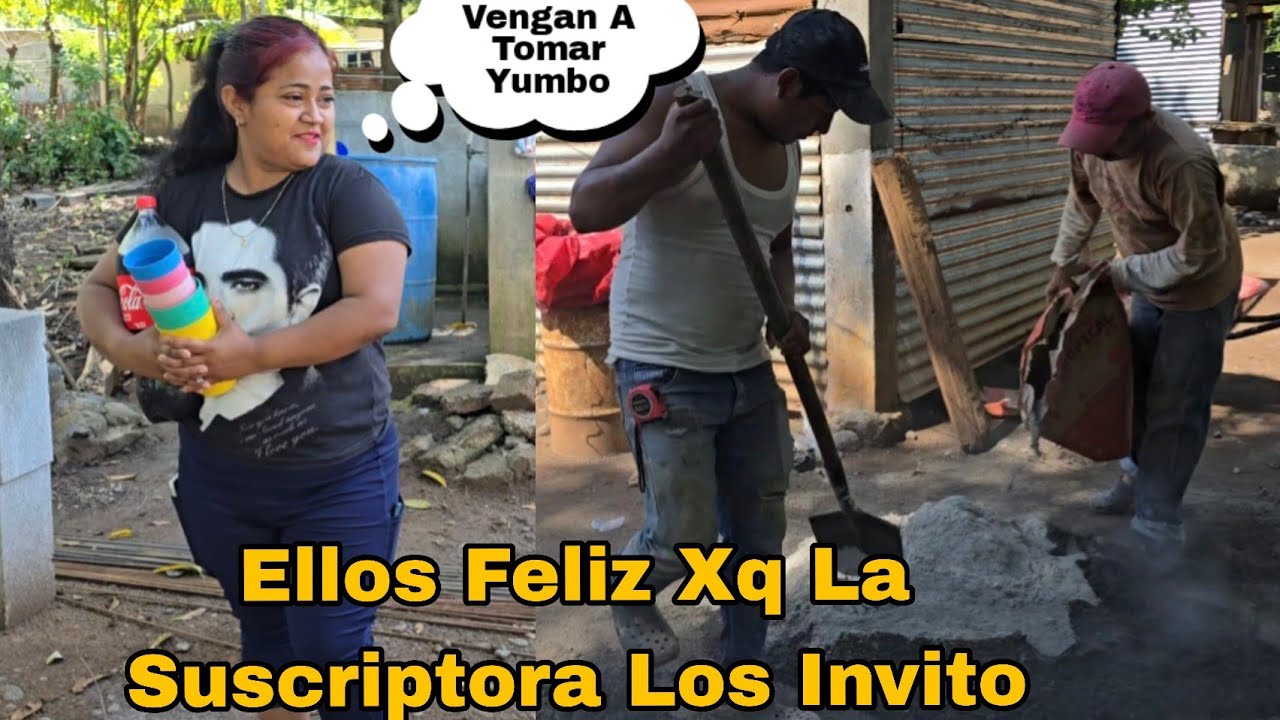 🔴A Petición De Una Suscriptora Rosita Invita A Los Albañiles A Una Refaccion/Ellos Felices 