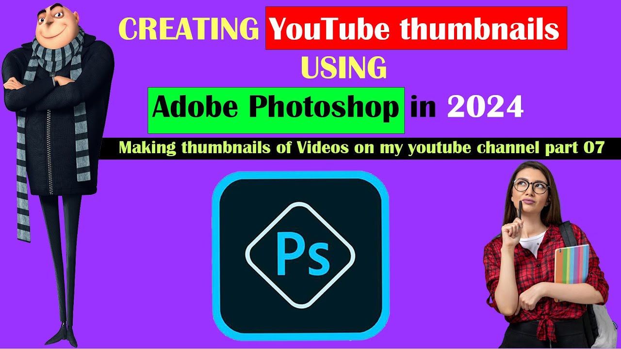Making Thumbnails of Videos on My YouTube Channel Part 07 #youtubethumbnail #youtube #subscribe ❤️