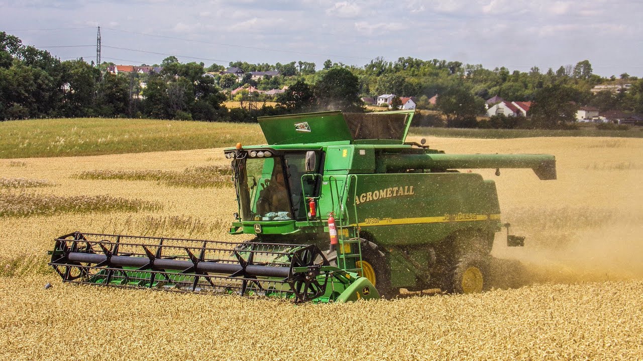 ŽNĚ PŠENICE 2023 I JOHN DEERE 9780i CTS & JOHN DEERE 8110