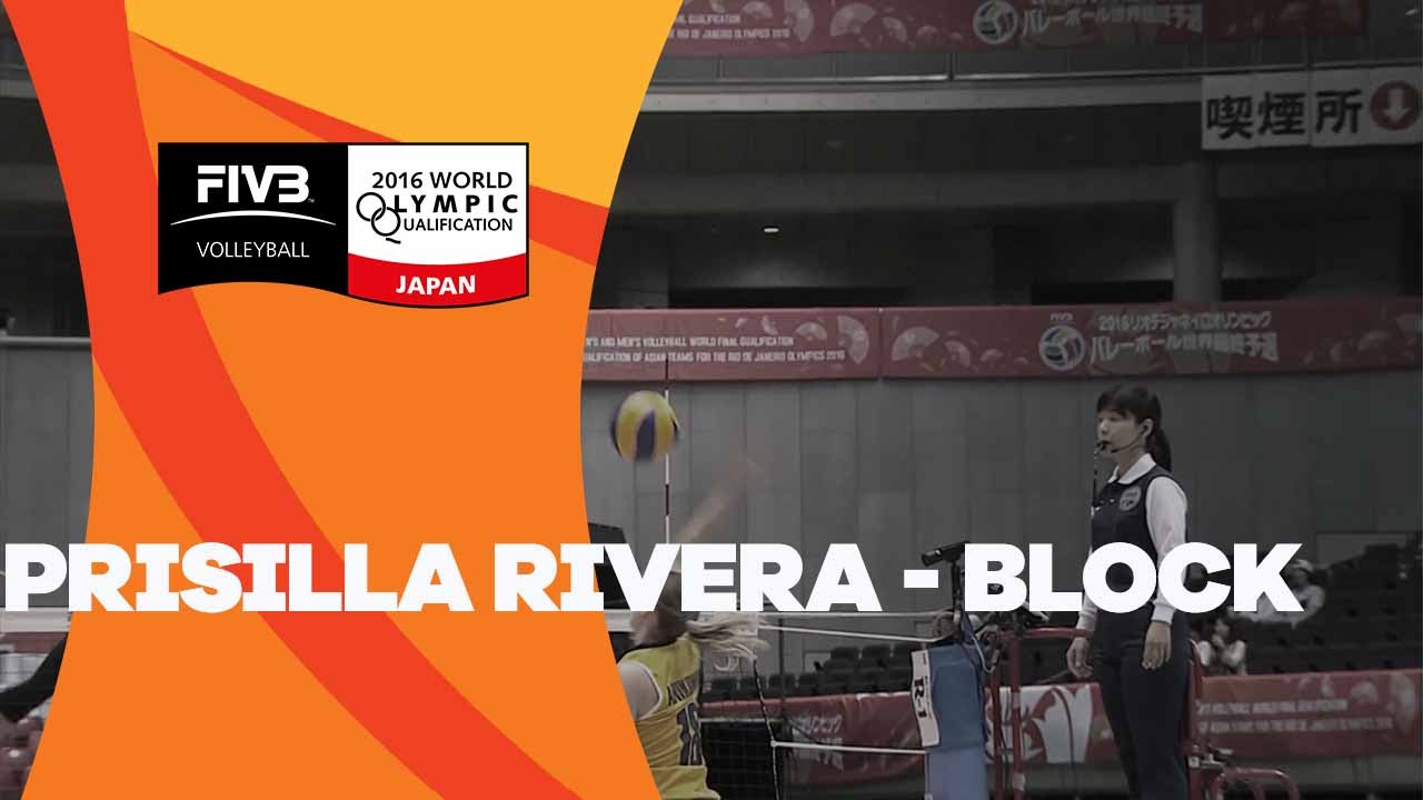 Blocking-machine Prisilla Rivera! - Women's OQT Japan 2016