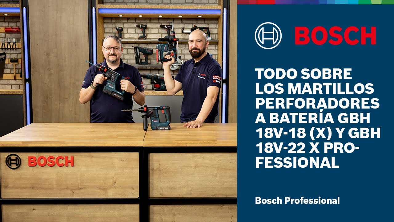 Todo sobre los martillos perforadores a batería GBH 18V-18 (X) y GBH 18V-22 X Professional