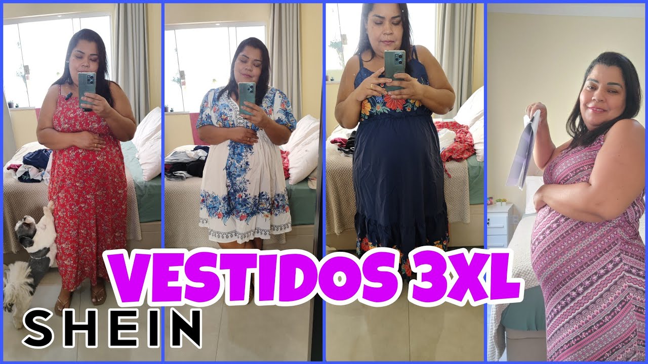 COMPRAS DE ROUPA  3XL DA SHEIN| ROUPAS PLUS SIZE | VESTIDOS 