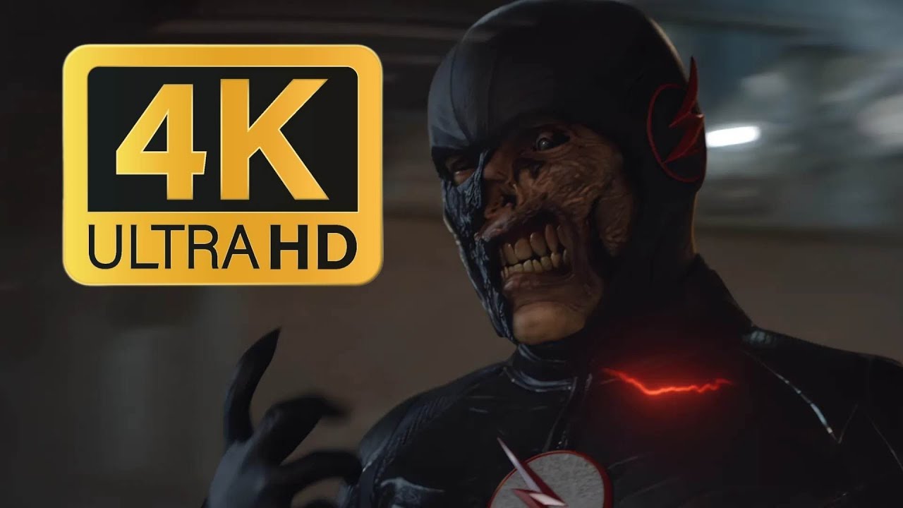 Zoom races barry and becomes Black Flash | The Flash 2x23 (4K UHD)