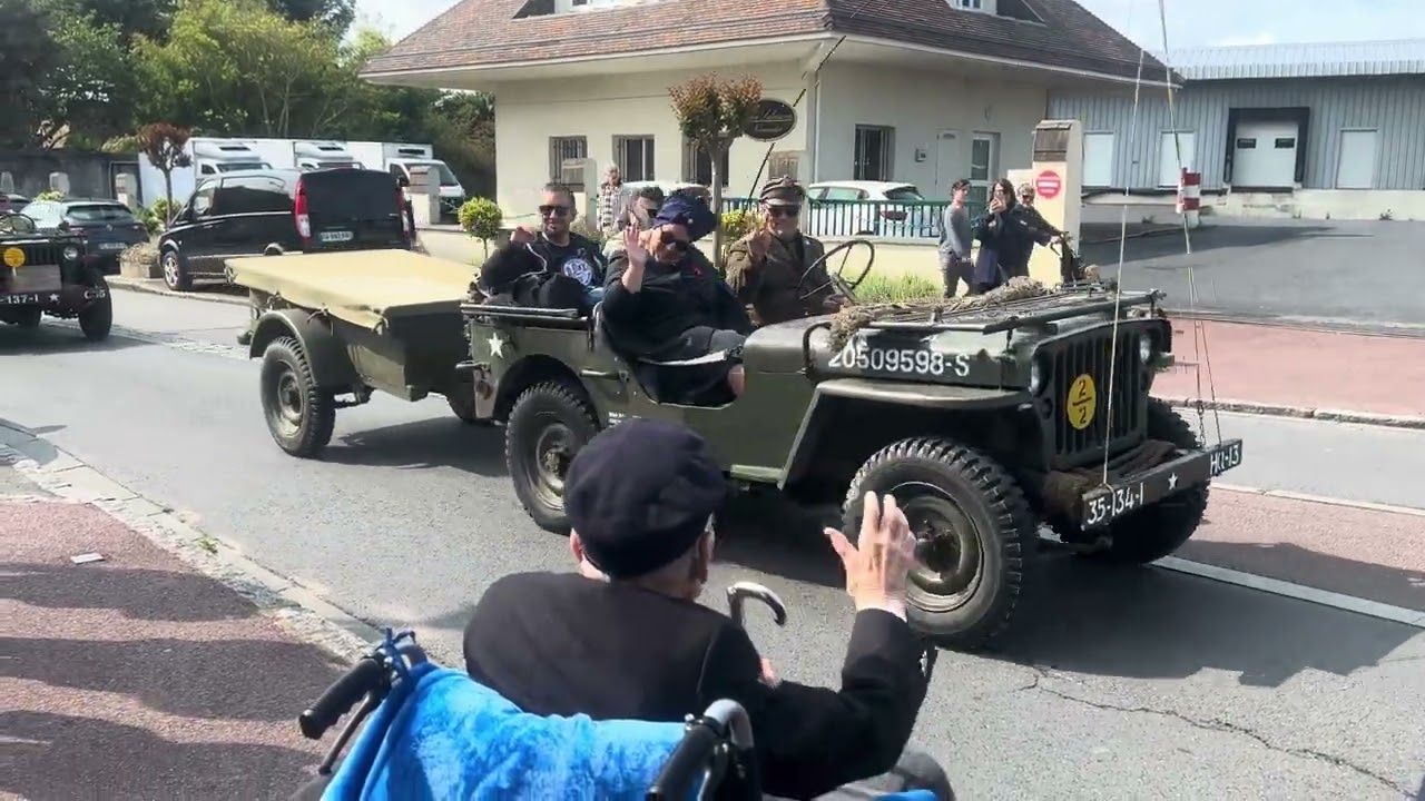 D-Day Veterans at Lion-sur-Mer 8th June 2025
