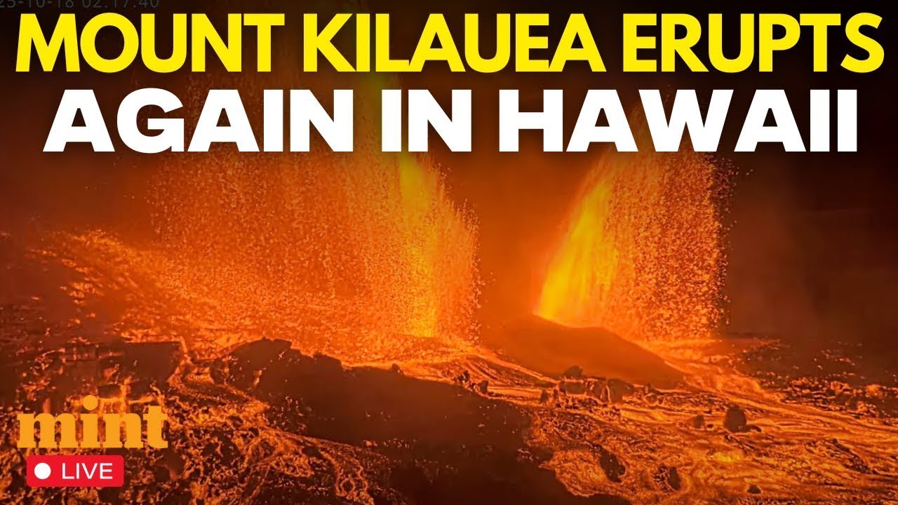 Hawaii Volcano Erupts LIVE | Kilauea SPEWS Lava as New Eruption Begins | Volcano Eruption in Hawaii