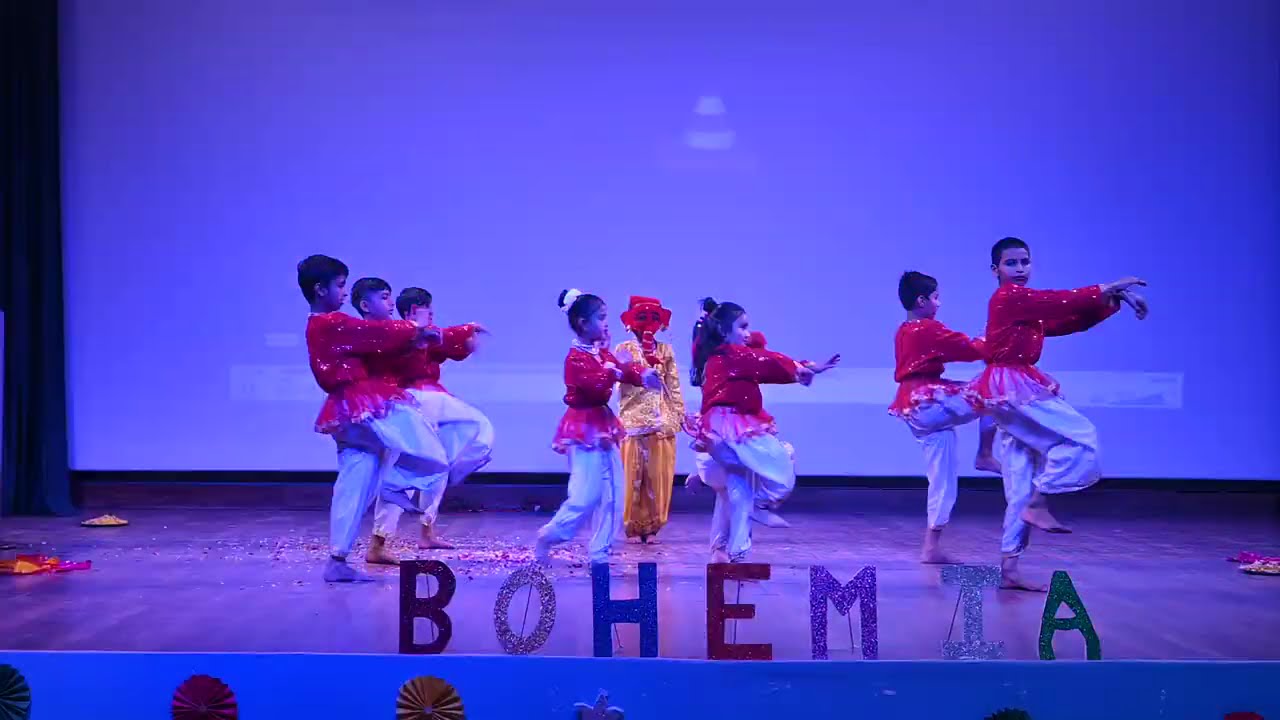 Sadda Dil Vi Tu | Ganesh Vandana | The Santa Kidz Pratapnagar | School Performance | BOHEMIA 2025