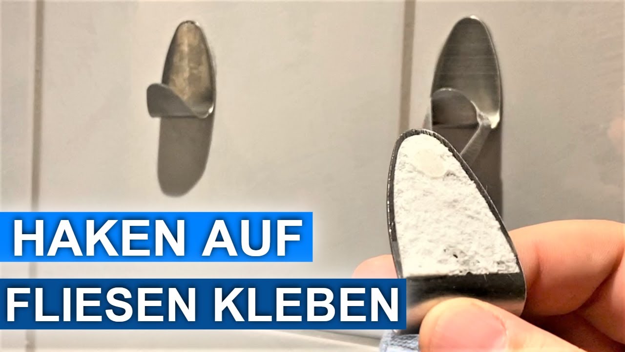 So lassen sich Handtuchhaken gut auf Fliesen kleben
