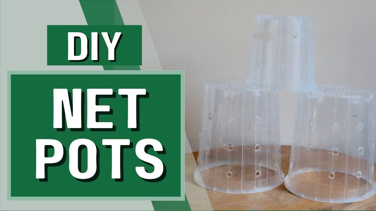 Gardening Hack: Turn Old Nursery Pots into DIY Net Pots | The Leca Queen
