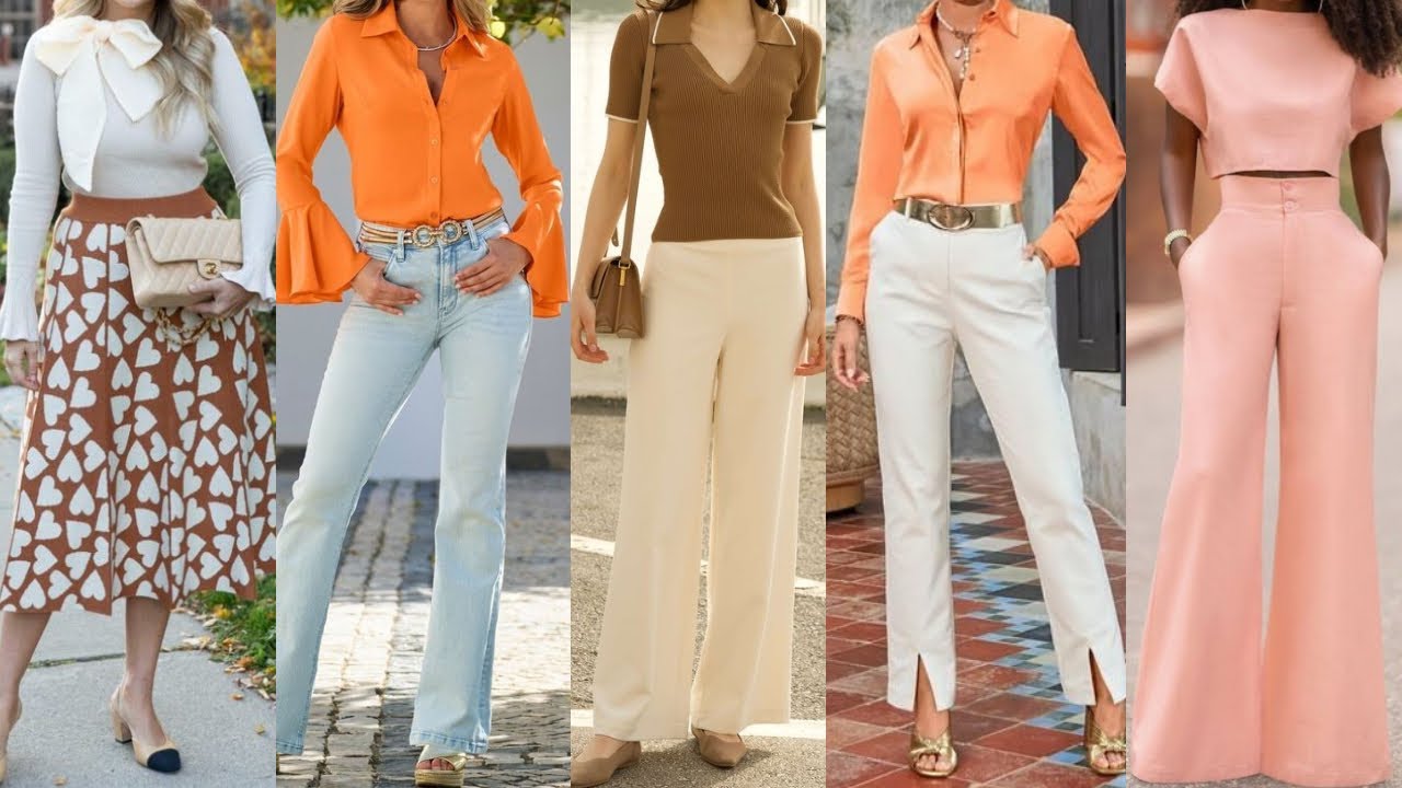 COMBINACIONES de ROPA FINOS SENCILLO ELEGANTES y DISCRETOS CON MODA PRIMAVERA VERANO 2024