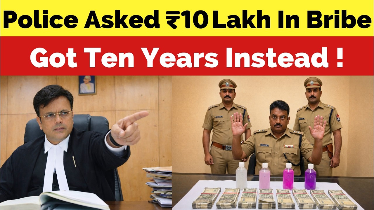 POLICE DEMANDED ₹10 LAKH BRIBE&hellip; COURT GAVE 10 YEARS JAIL!