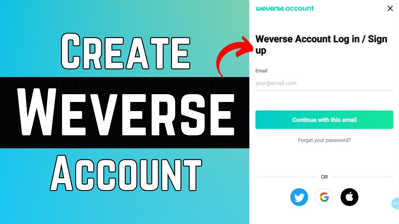 How To Create Weverse Account 2023 | Weverse App Account Registration Guide | Weverse Sign Up