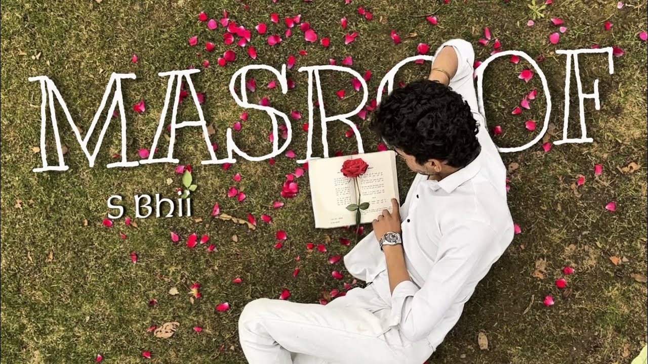 Masroof - S Bhii / Visualizer ) Urdu Rap Song )
