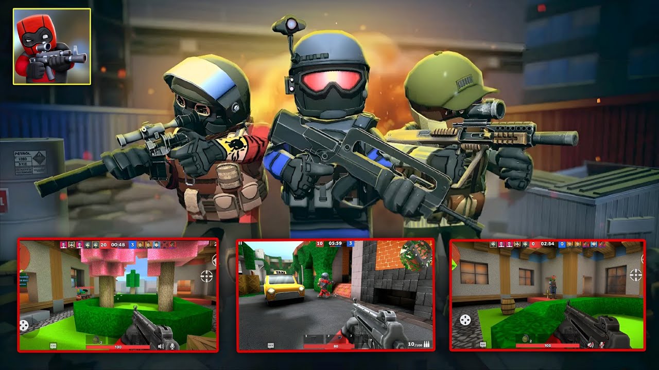 KUBOOM 🔥 New FPS Action | Fast Gun Fight Gameplay | sIQ Gamerz Non-Stop Action & Pro Kills