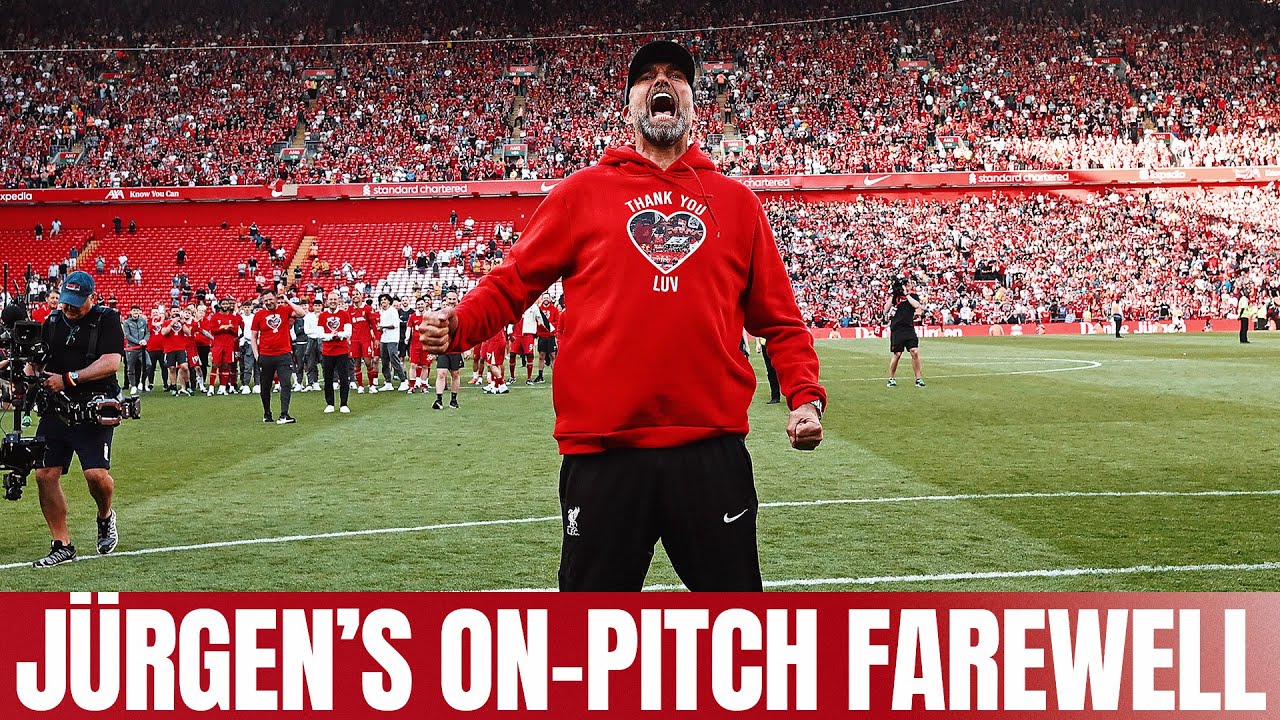 LIVE: Jürgen Klopp's on-pitch farewell | Liverpool vs Wolves | Tributes, reaction & more