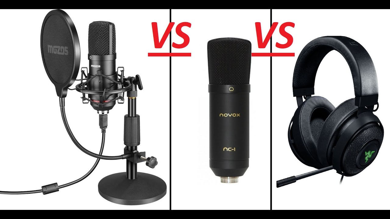Najlepszy Mikrofon dla Youtuberów i Streamerów? Mozos MKIT-900Pro Gamer vs NovoxNC1 vs kraken