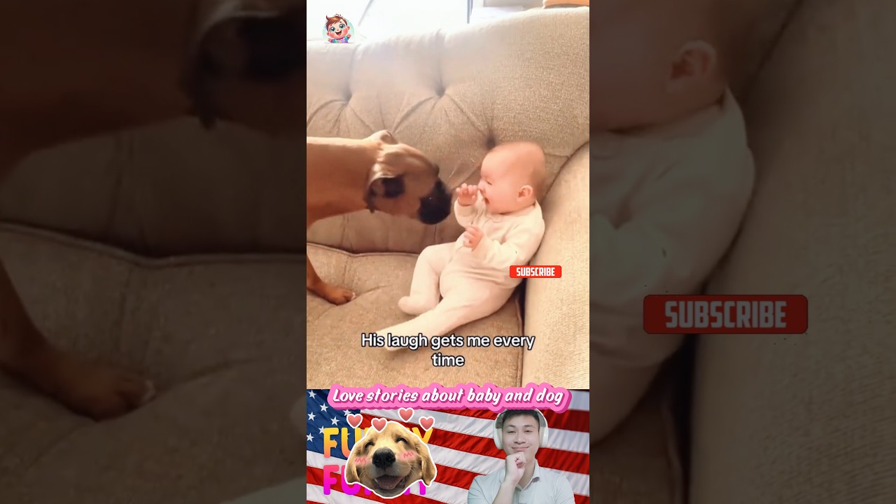 Love stories about baby and dog 🐶👶❤️ |#358| #shorts #funny #baby #dog #love #bestfriend #pets