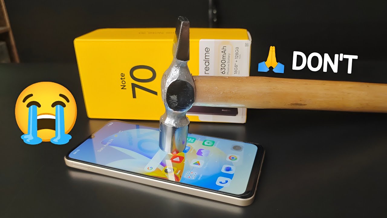 Realme Note 70 Display Panda Glass & Screen Scratch Test | Durability Test | 