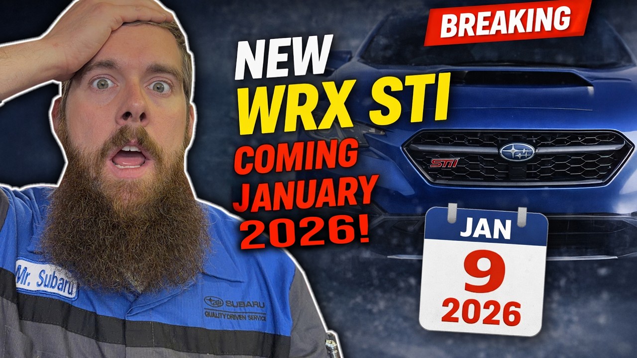 Subaru Just Did What Nobody Expected&hellip; Subaru Japan CONFIRMS a WRX STI Reveal (01/09/26)