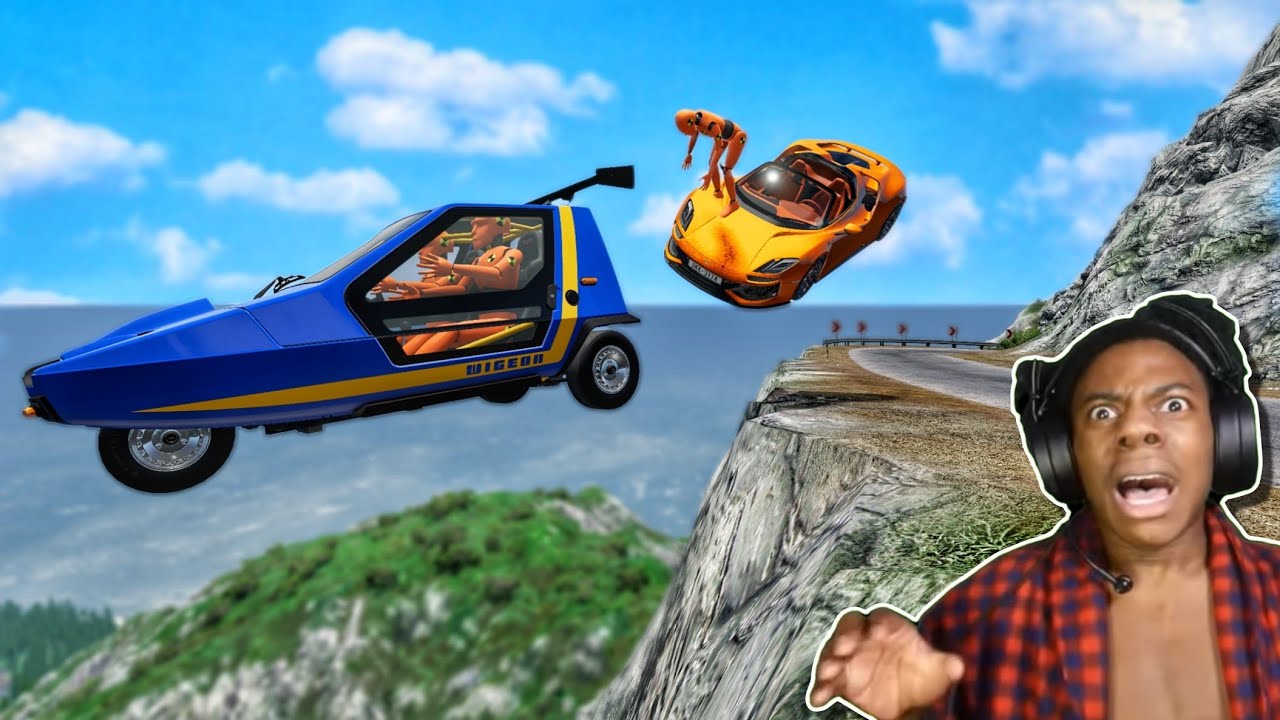 Машины против крутых дорог 😱 #5 - [BeamNG.Drive]