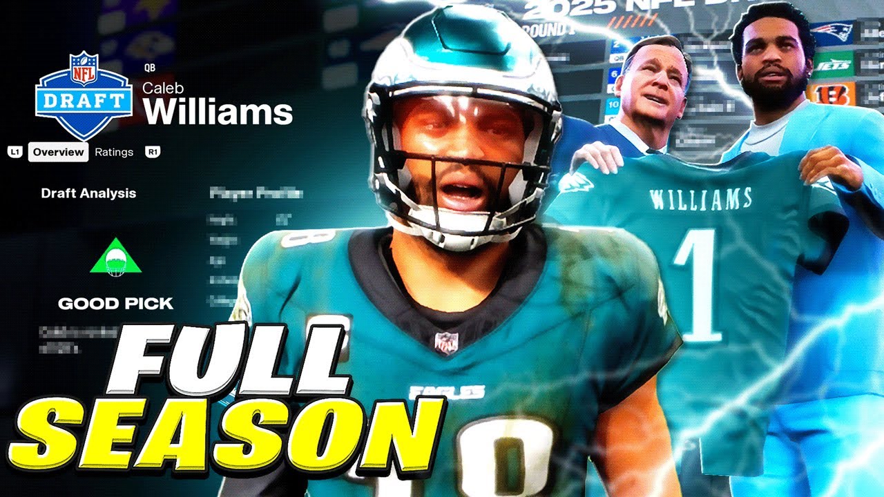 Full Season Fantasy Draft Franchise in One Video! (Eagles Franchise S1) Madden 25