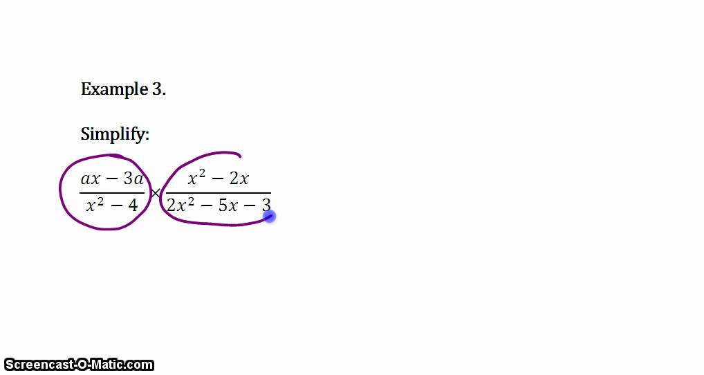 Grade 10 Algebraic fractions - Simplifying 1.mp4