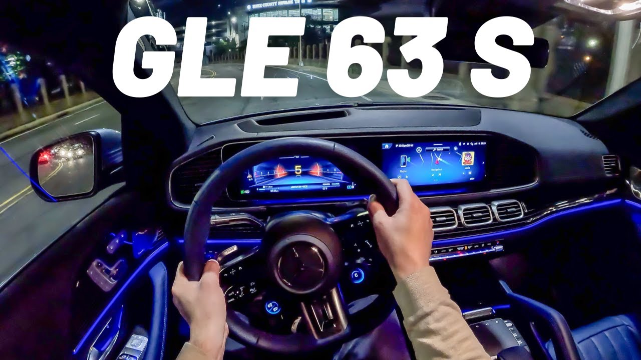 2025 Mercedes GLE 63 S AMG | POV Night Drive