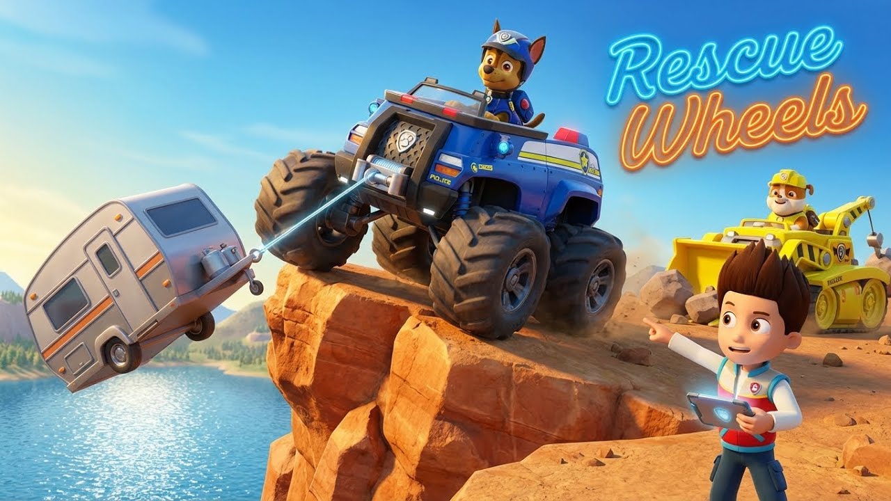 PAW Patrol: Rescue Wheels – The Rocky Ridge Recovery! 🚒🛞 | Runaway Trailer, Monster Cruisers!