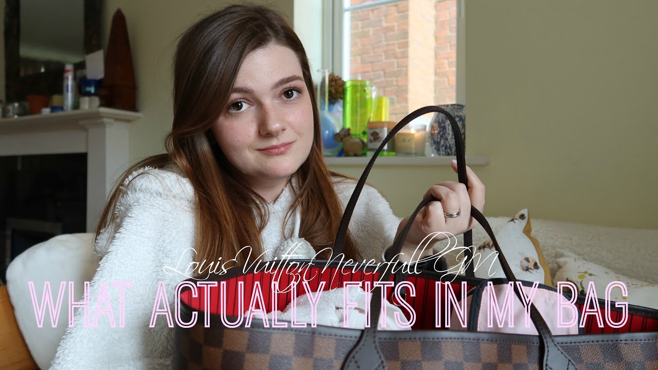 WHAT FITS IN A LOUIS VUITTON NEVERFULL GM | HOW I PACK FOR A WEEKEND AWAY | whatrosielouisedidnext