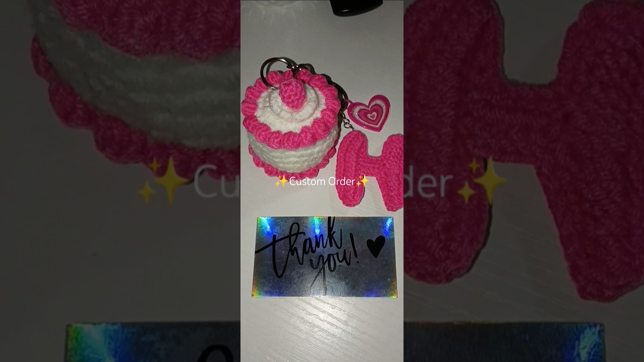 Want a Custom crochet cake? DM me or comment 