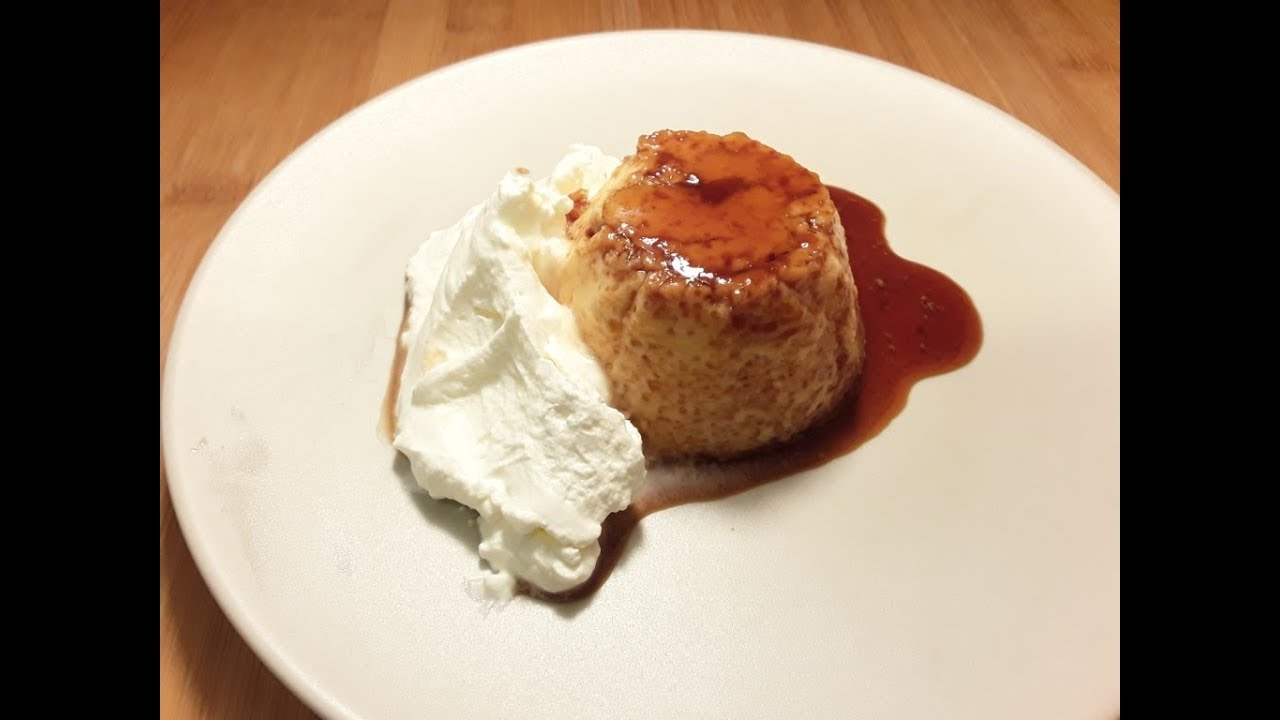 Flam d'ou amb nata (només 3 ingredients! súper fàcils! No en compreu més!)