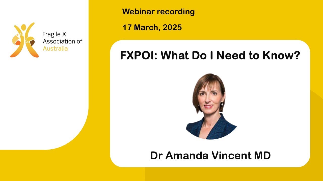 FXPOI: What Do I Need to Know? | webinar with Dr Amanda Vincent MD, 17 March 2025