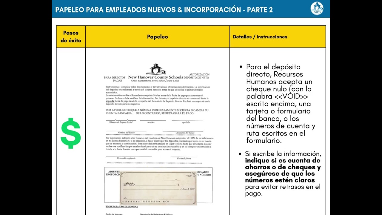 Incorporación y Papeleo - Empleados nuevos / Onboarding and Paperwork - New Employees