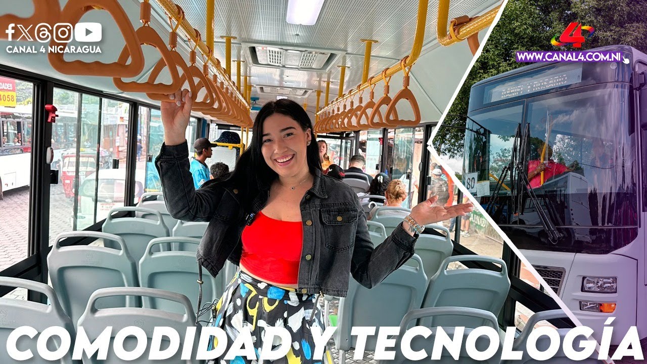 Conoce los detalles de los nuevos buses de China que están transformando la movilidad en Nicaragua 🚌