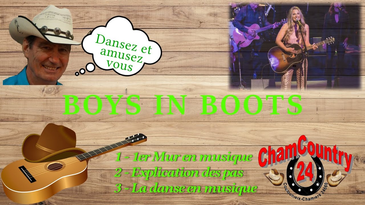 Boys in boots - Line dance country ( Démo & Teach Fr)