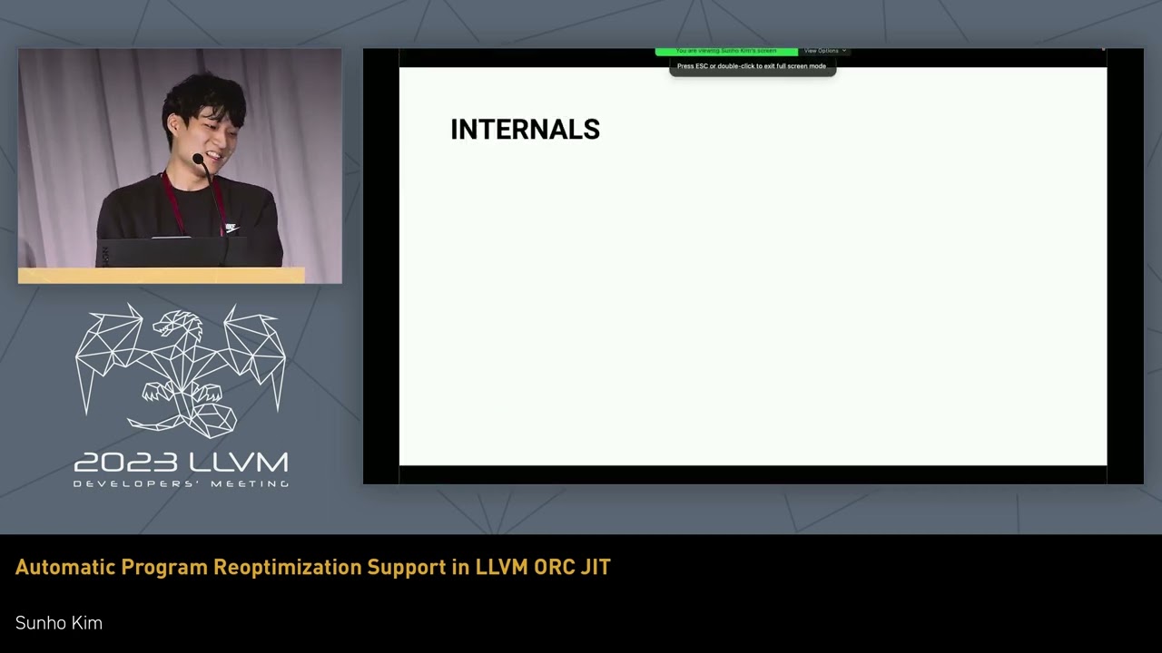 2023 LLVM Dev Mtg - Automatic program reoptimization support in LLVM ORC JIT