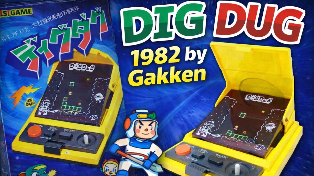 Dig Dug (1982) LCD Tabletop by Gakken