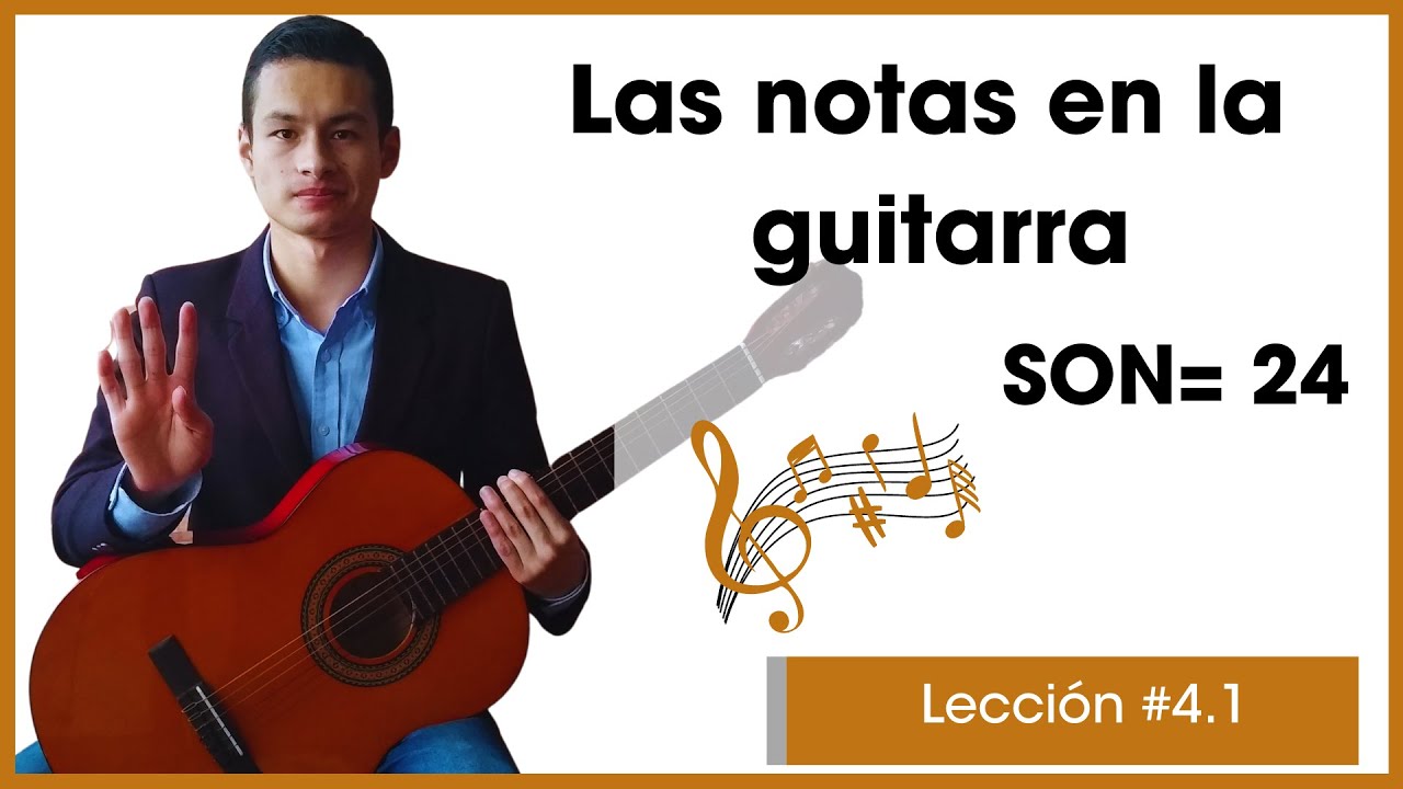 4⃣ Conoce tus primeras 24  notas en la GUITARRA . Diapason ARMONICO