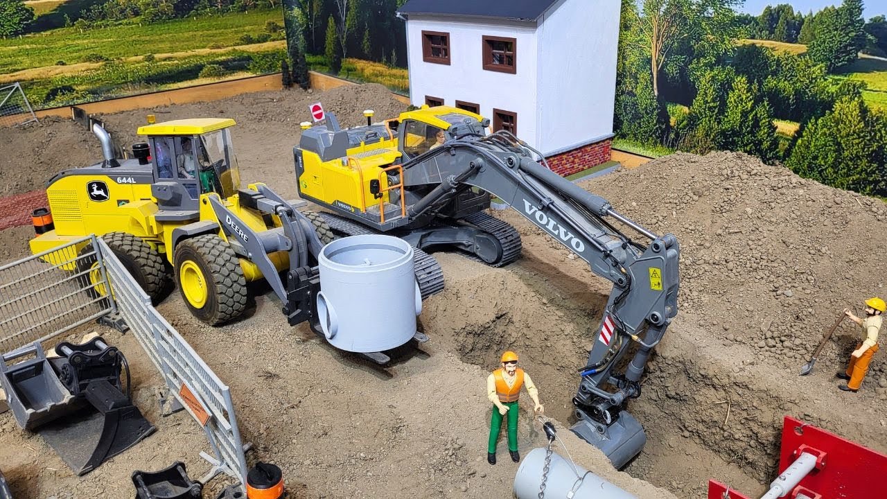 New Water Pipe Installation RC Scale Models 1:14
