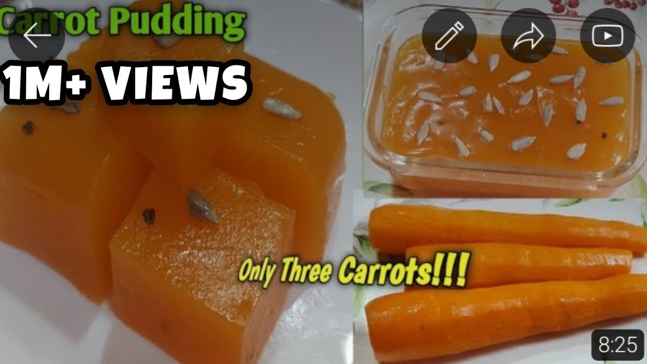 மூன்று கேரட் இருந்தால் போதும்  சுவையான கேரட் புட்டிங் தயார் | carrot sweet recipe |Tickling TasteTT