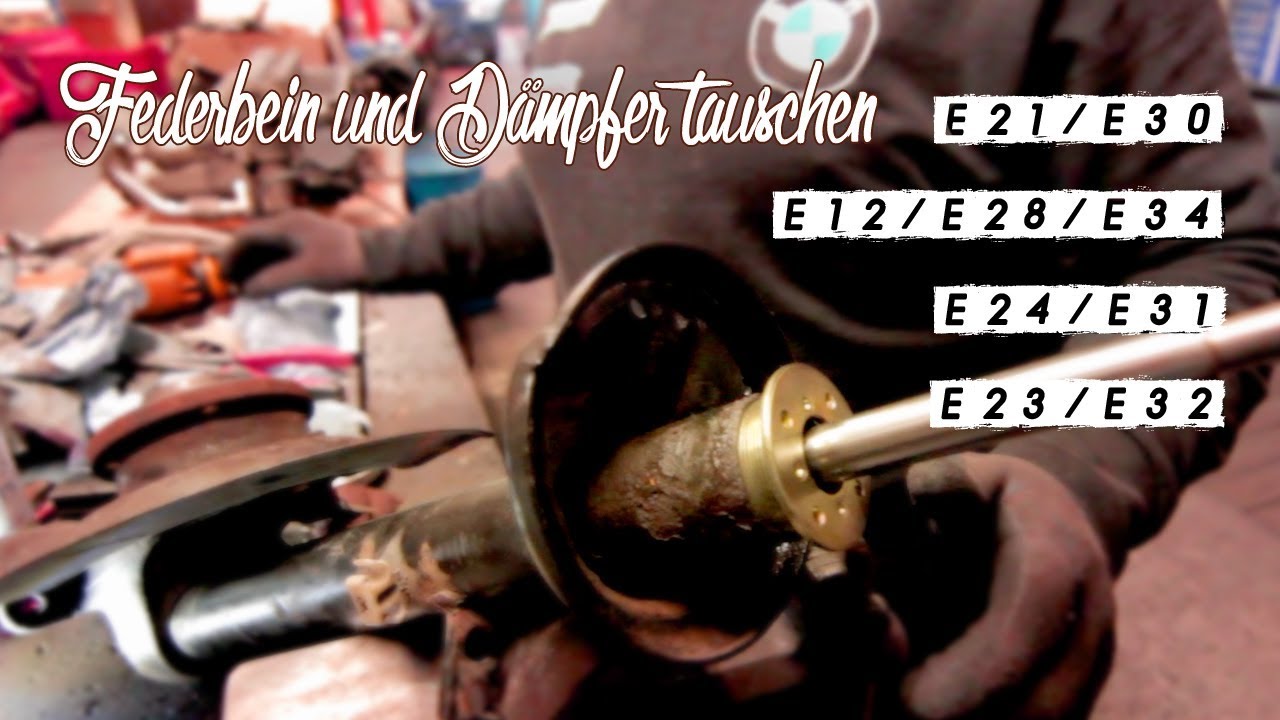 Federbein/Dämpfer tauschen //Überwurfmutter entfernen (e21,e30,e12,e28,e34,e24,e31,e23,e32)
