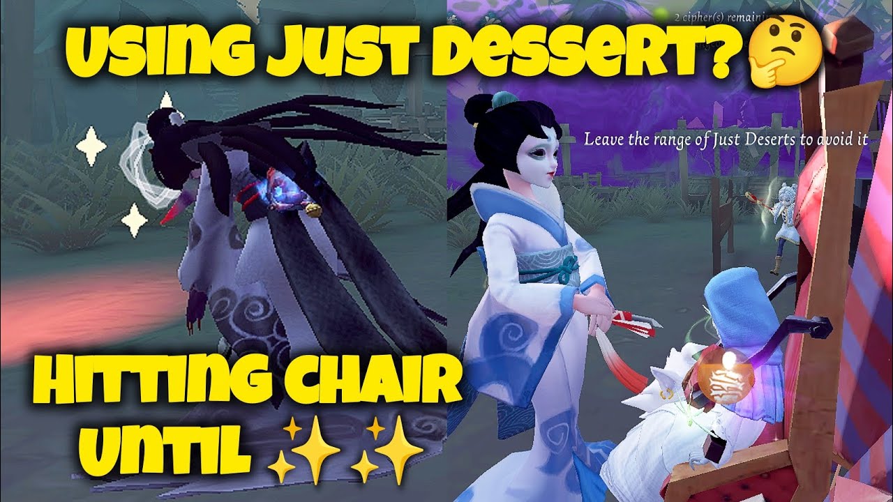 This Hunter HITTING my Chair until ✨ + using JUST DESSERT?? 💀 I don't know who is this btw 💁‍♀️