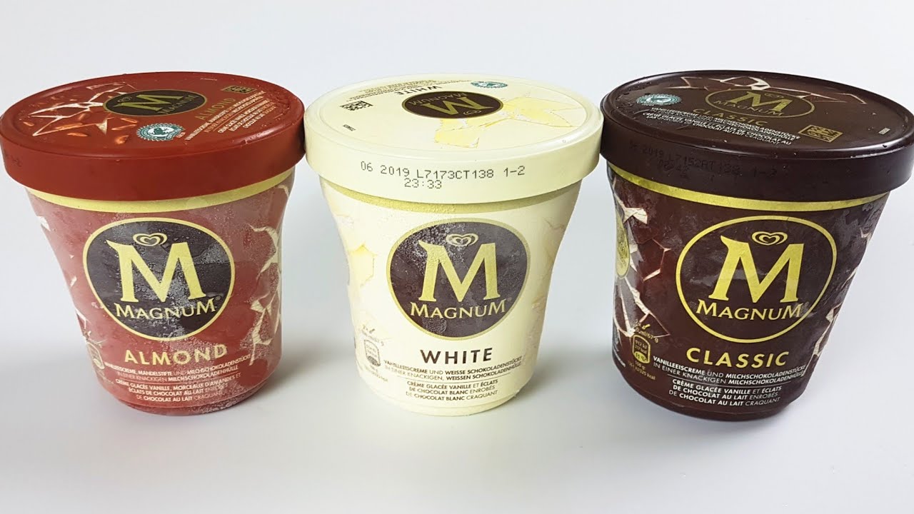 MAGNUM in a Tub - Magnum ice cream New ASMR