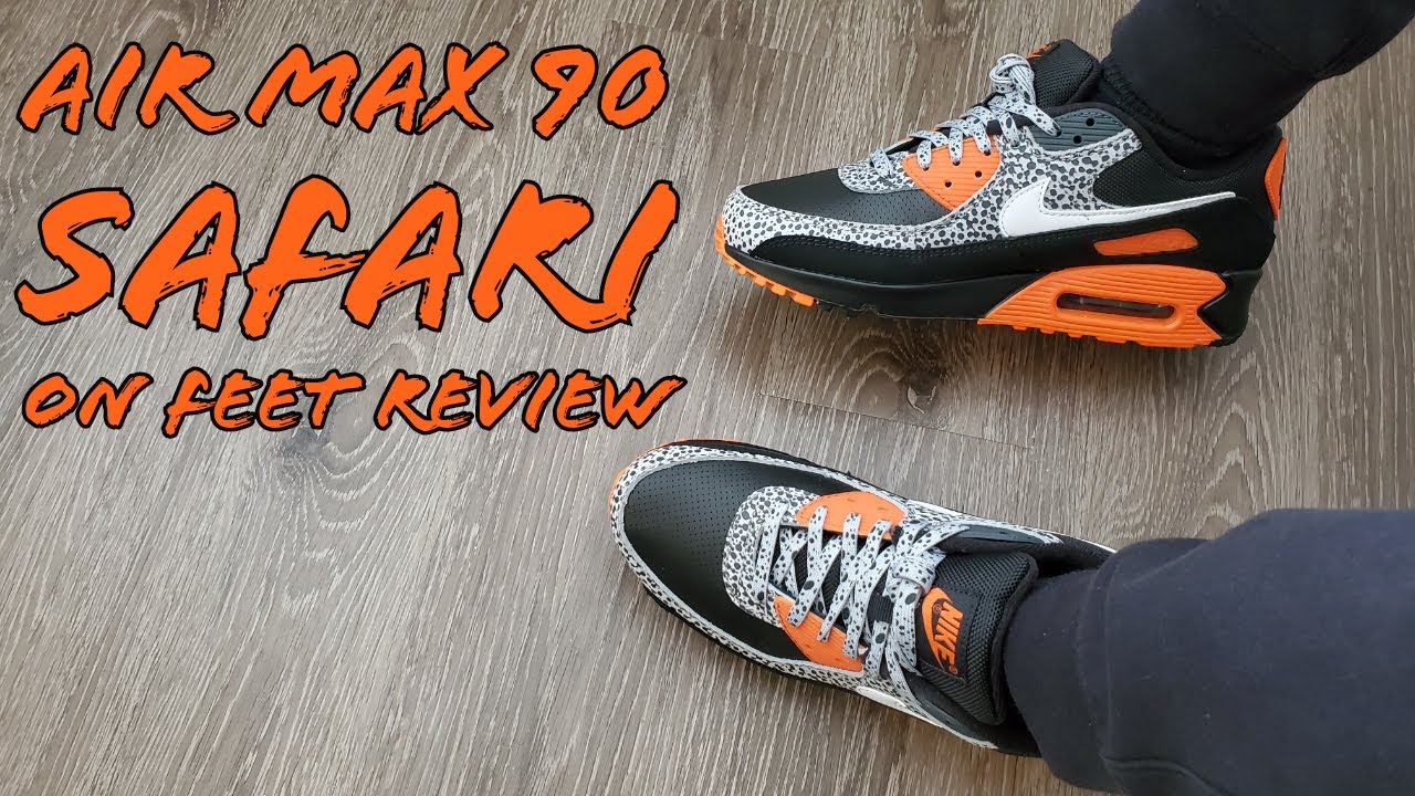 Nike Air Max 90 Safari On Feet Review (DA5427 001) #AirMax90 #AirMax90Safari
